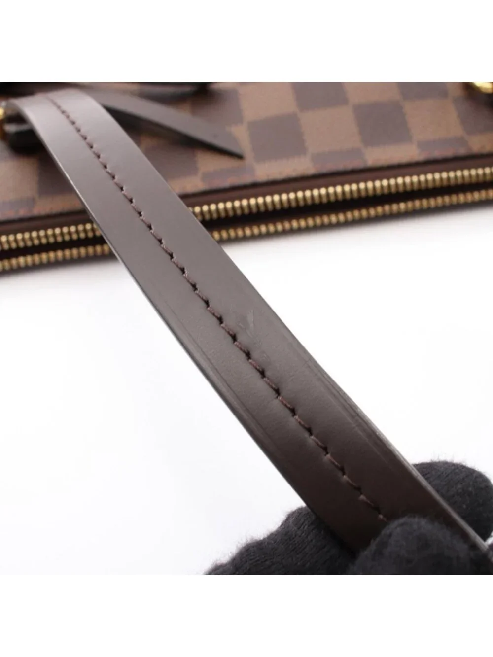 Louis Vuitton Tote Jena MM Canvas Leather